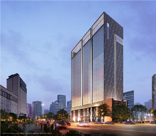 [사진설명 :  '펜트힐 논현' 투시도]